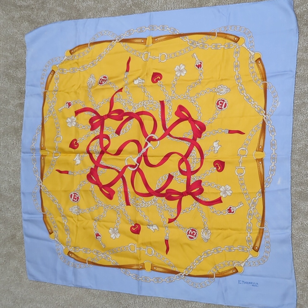 E. Marinella Silk Scarf